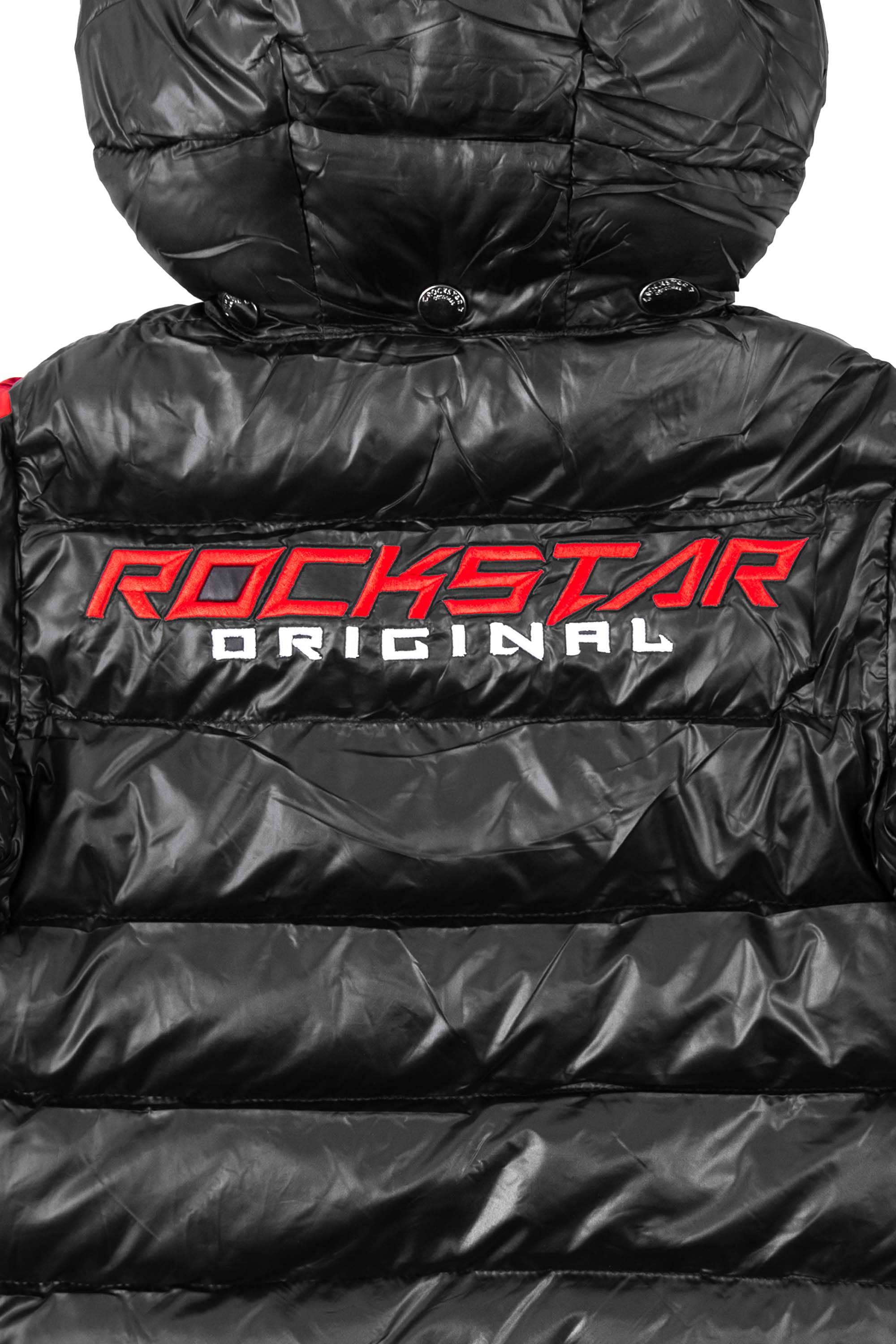 Kids Alasia Puffer Jacket- Black