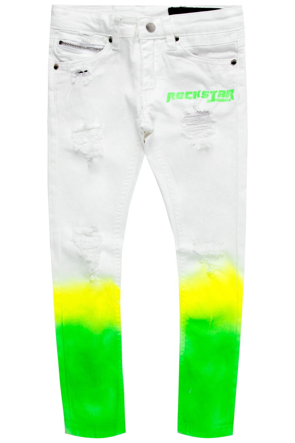 Kids Chico Jean-Grn/Yel