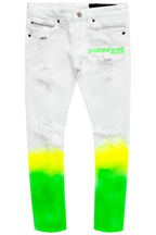 Kids Chico Jean-Grn/Yel