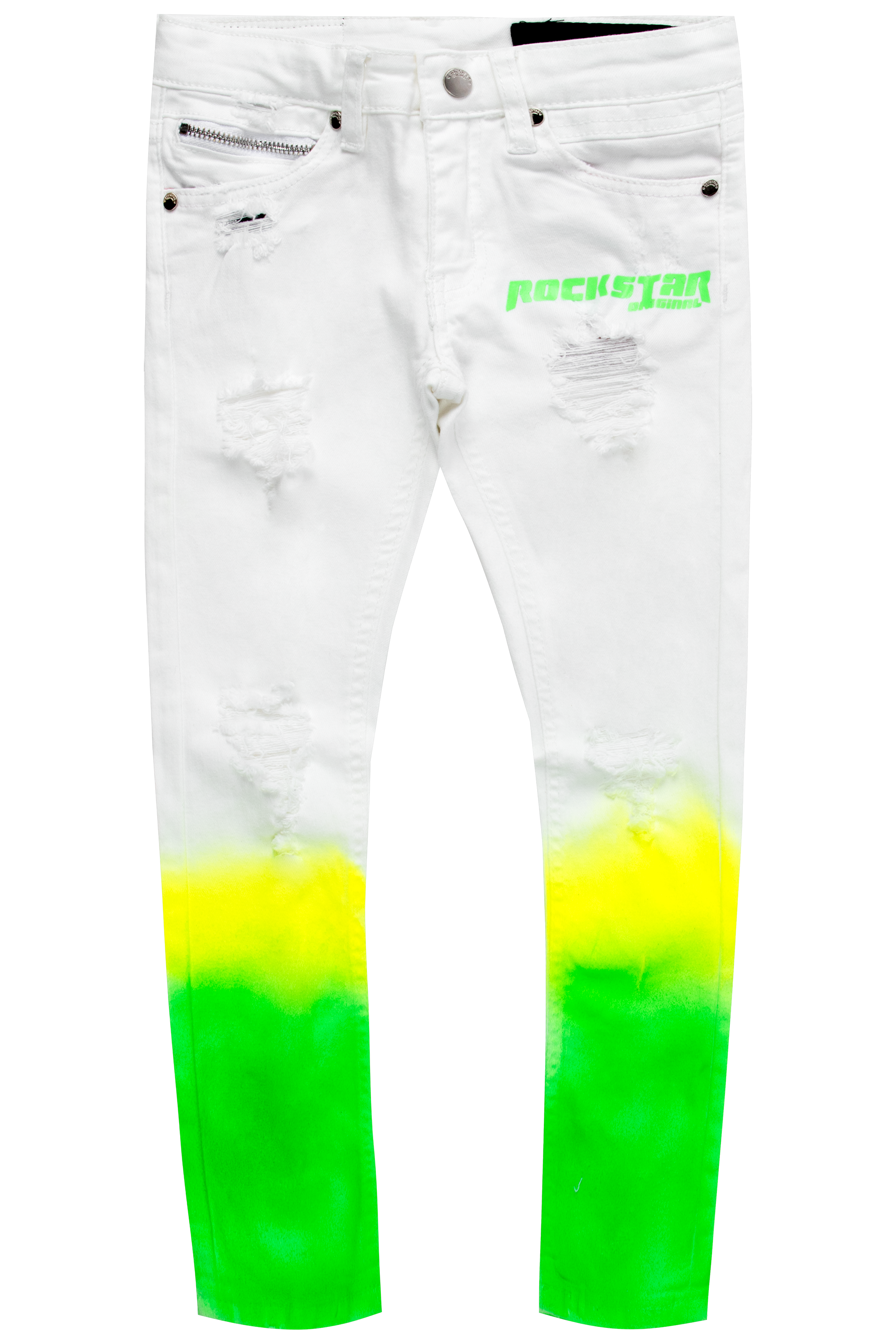 Kids Chico Jean-Grn/Yel