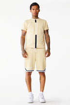 Corey Short Set-Beige