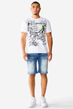 Kenny Denim Short- Blue