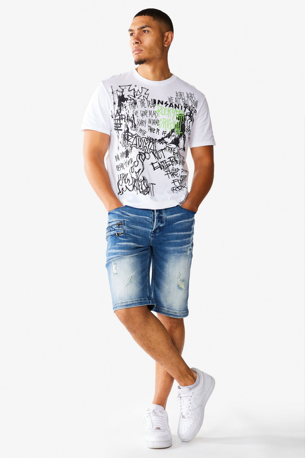 Kenny Denim Short- Blue