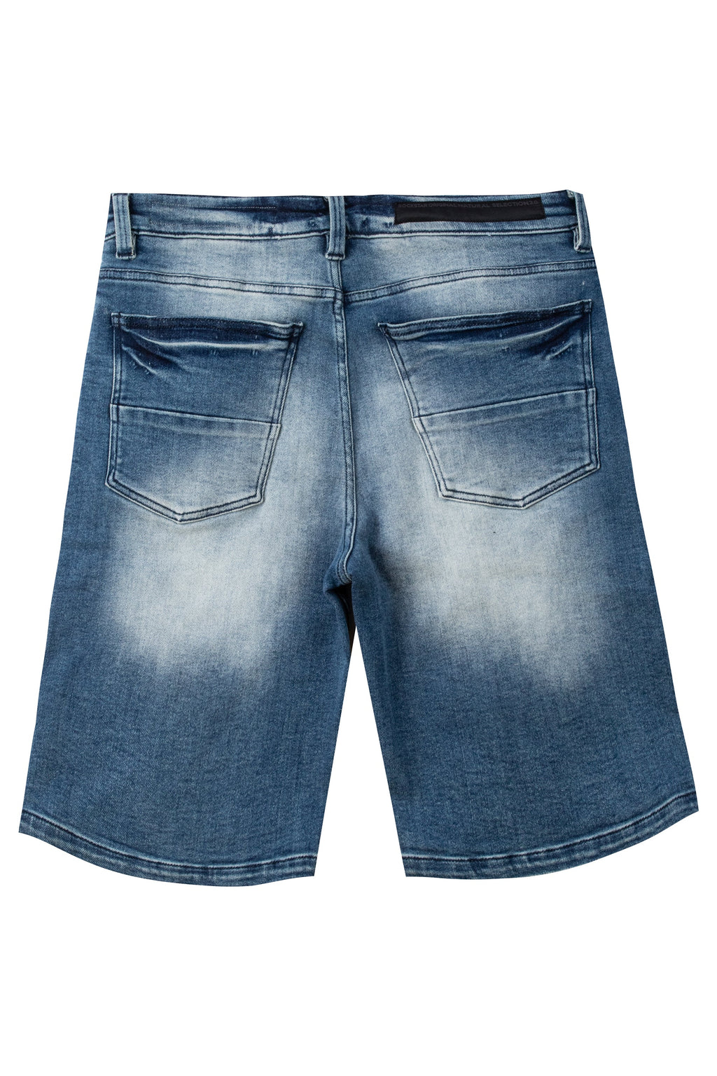 Lando Printed Short- Dark Wash