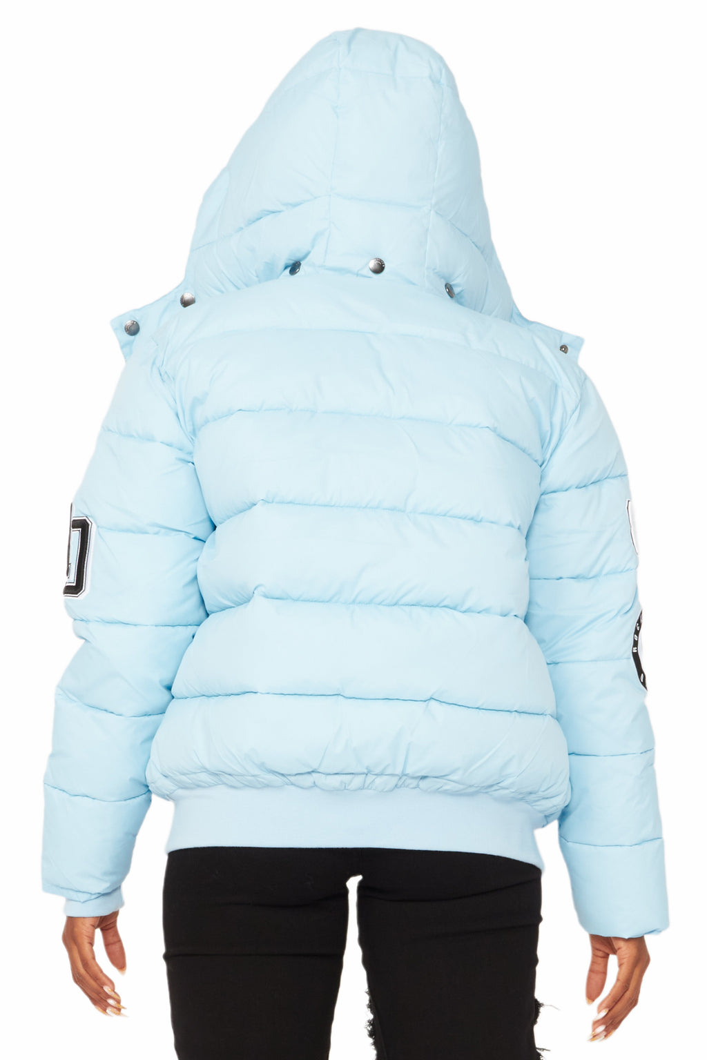 Latoya Baby Blue Oversized Puffer Jacket