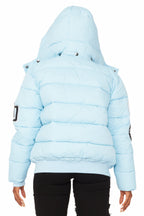 Latoya Baby Blue Oversized Puffer Jacket