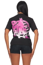 Sonya Black Oversized T-Shirt