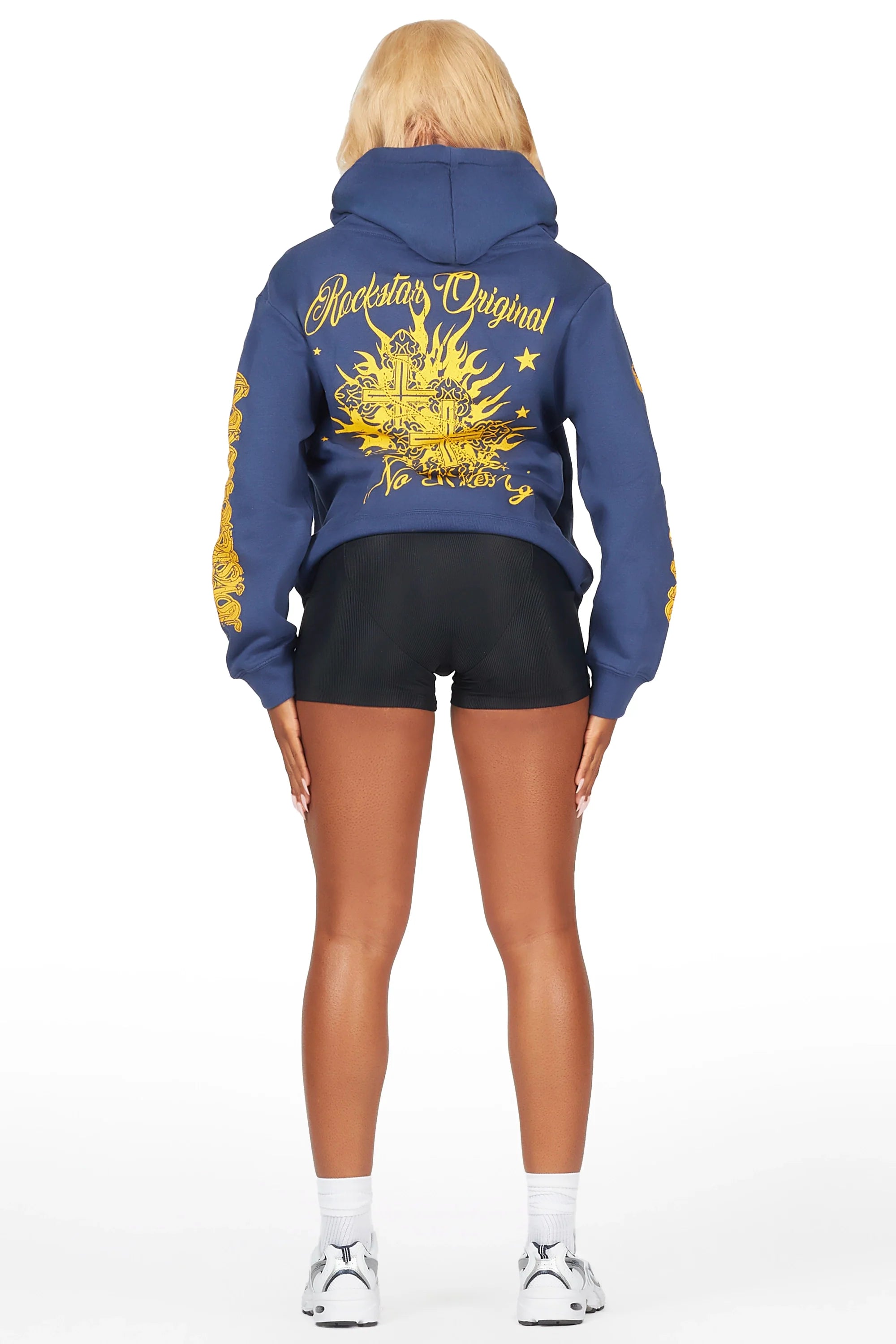 Jamyia Navy Oversized Hoodie