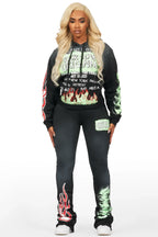 Marcey Black Super Stacked Trackset