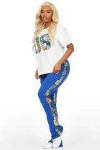 Linnea White/Royal Blue T-Shirt Tapestry Trackset