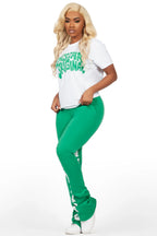 Monique White/Green T-Shirt Trackset