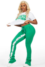 Monique White/Green T-Shirt Trackset
