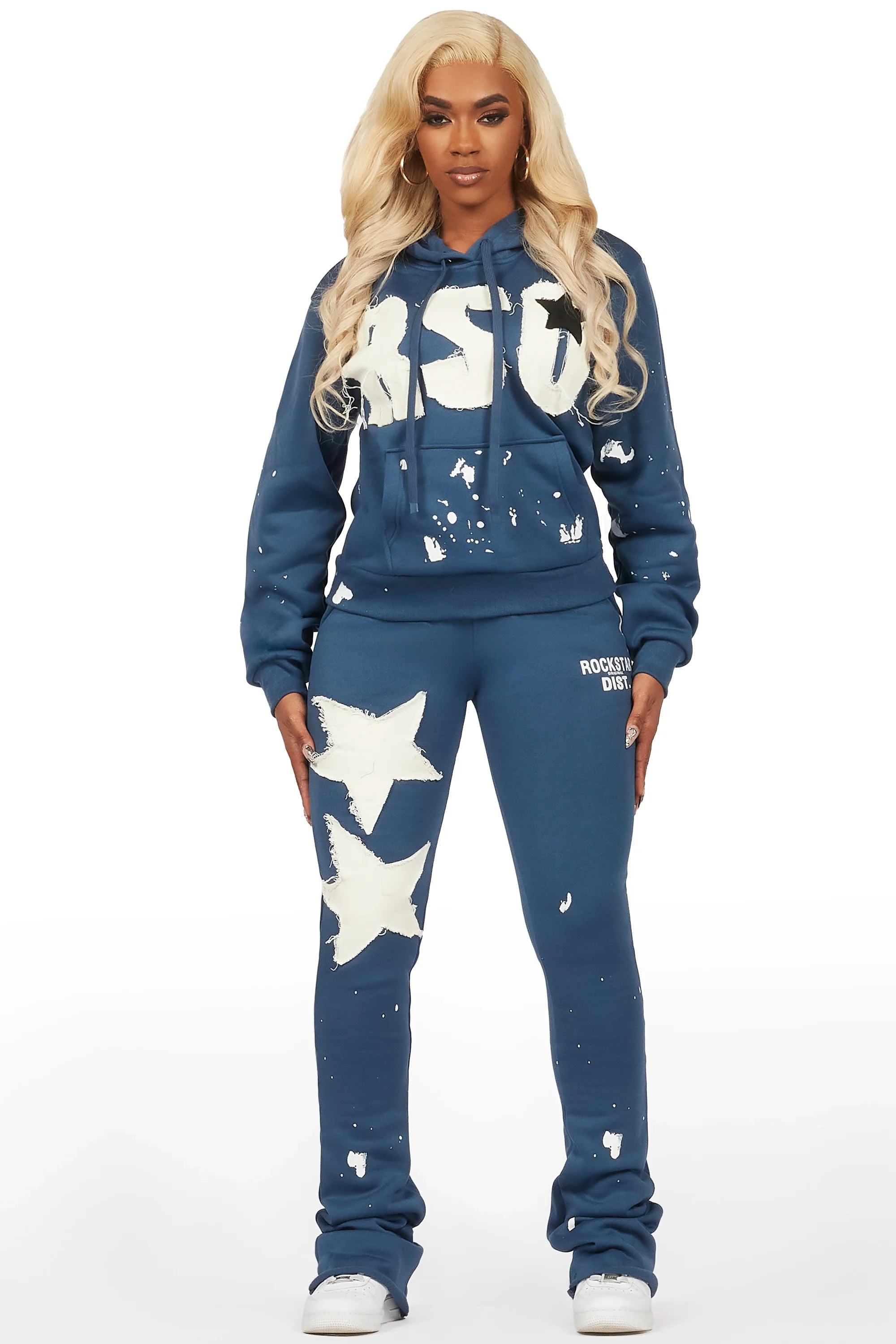 Kymesha Navy Super Stacked Trackset