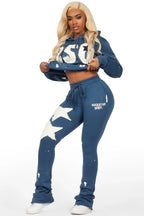 Kymesha Navy Super Stacked Trackset