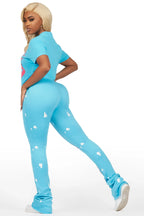 Tayonna Blue T-Shirt Trackset