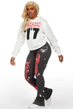 Tayonne White/Dark Grey Super Stacked Trackset