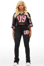 Azalia Black Jersey Trackset