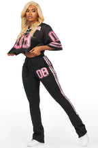 Azalia Black Jersey Trackset