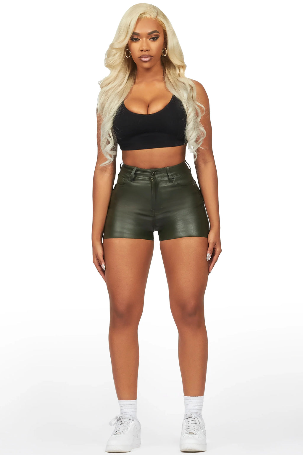 Tamry Olive PU Short