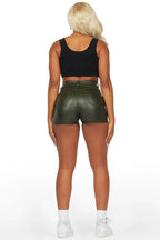 Tamry Olive PU Short
