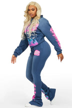 Marcey Navy Super Stacked Trackset