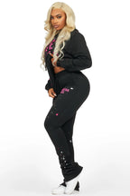 Jalynn Black Super Stacked Trackset