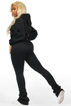 Jalynn Black Super Stacked Trackset