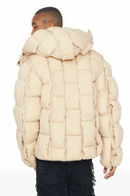 Marley Beige Puffer Jacket
