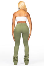 Vixen Olive Cargo Super Stacked Jean
