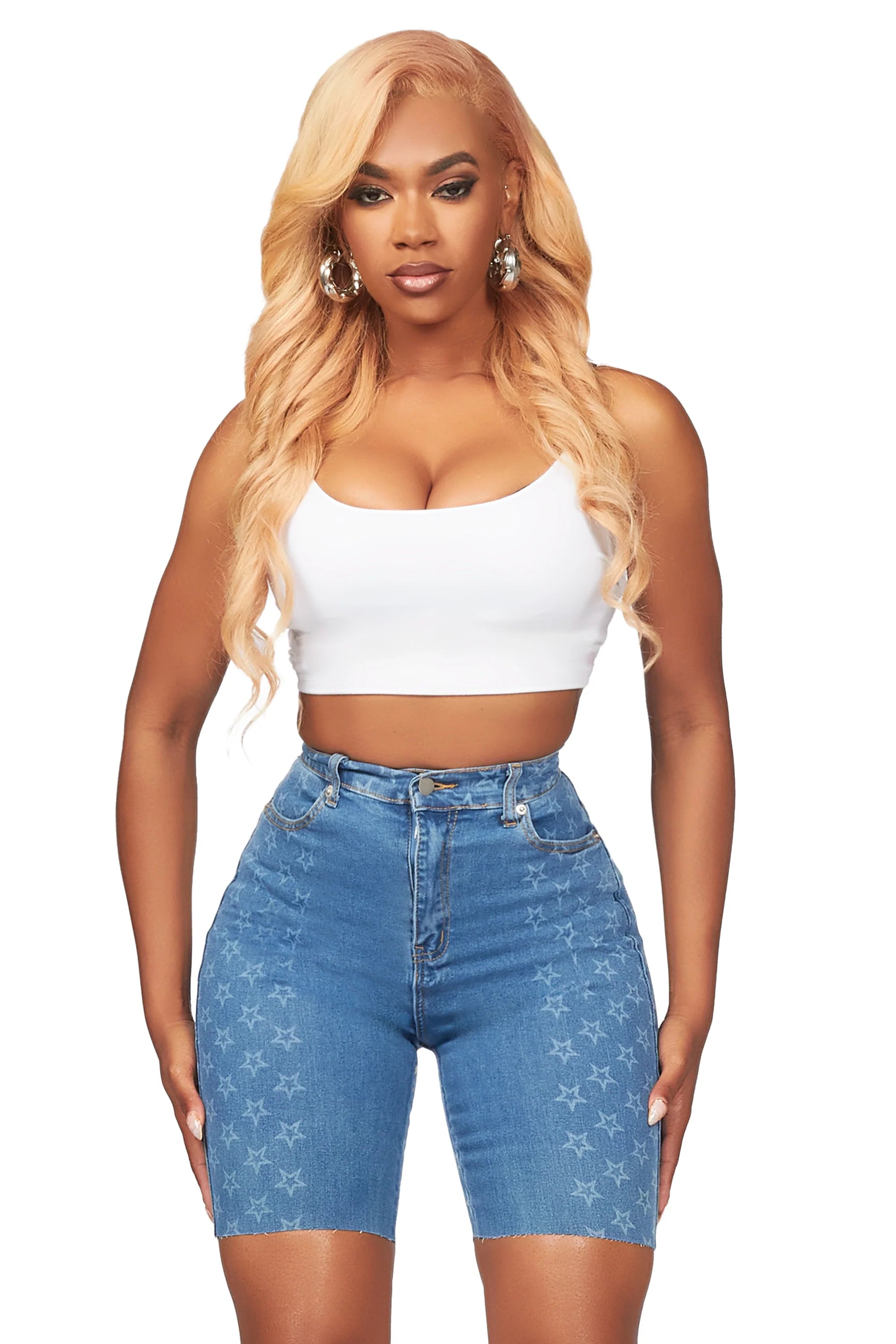 Ms Americana Med. Wash Bermuda Short