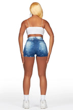Tiante Med. Wash Denim Short