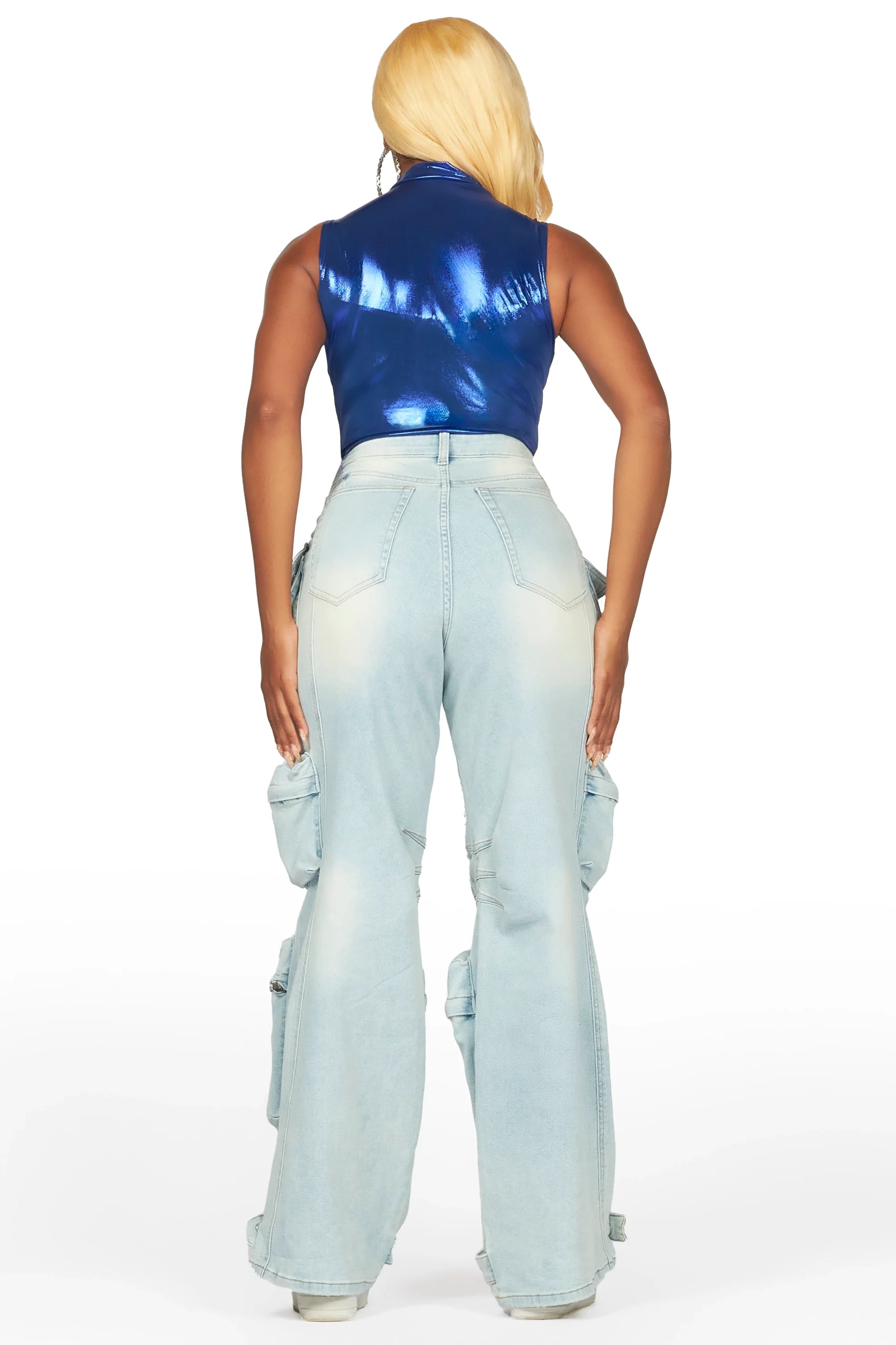 She Snatched Royal Blue Bodysuit