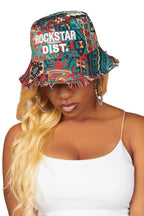 Tashyla Red Tapestry Bucket Hat