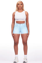 Tamry Blue PU Short