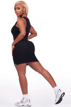Candica Black Mini Dress