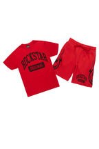 Members Red/Black T-Shirt/Short Set