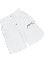 Moroccan White Graphic T-Shirt Short Set