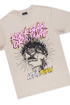 Naypolm Taupe T-Shirt/Short Set