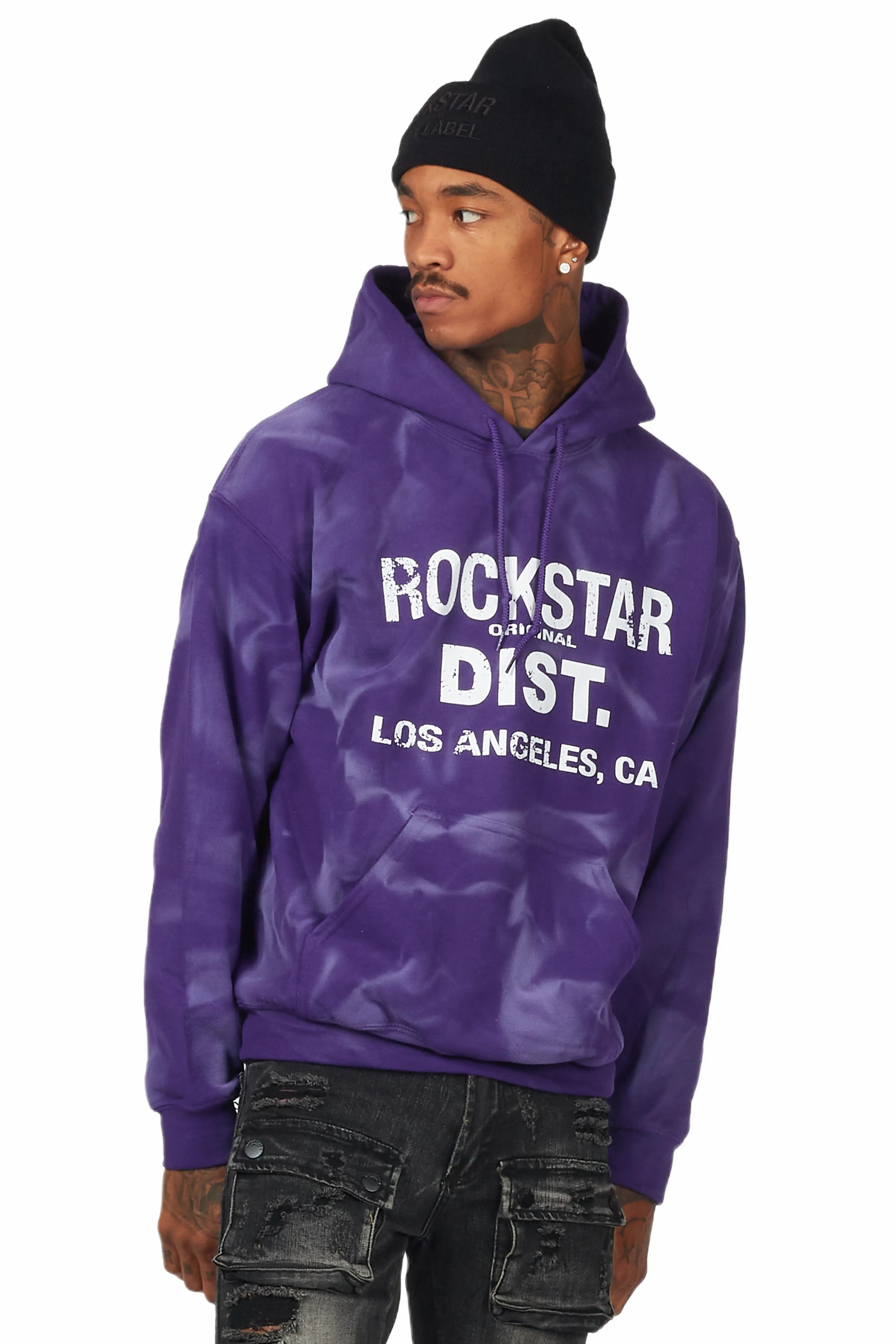 Nelly Purple Graphic Hoodie