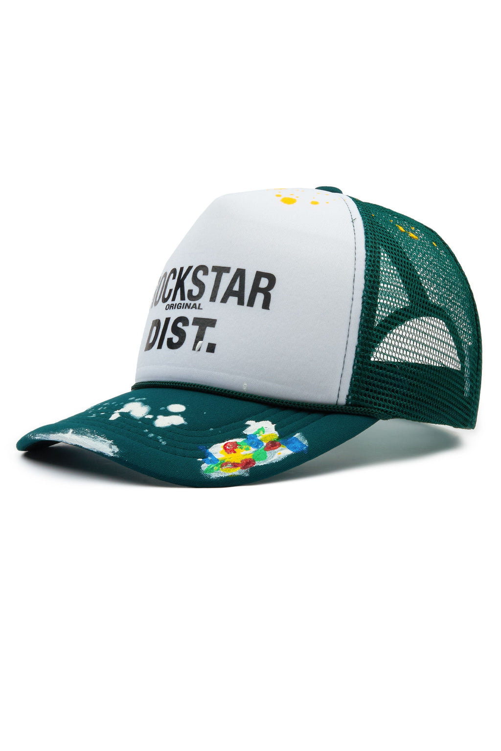 Neptune White/Dark Green Trucker Hat