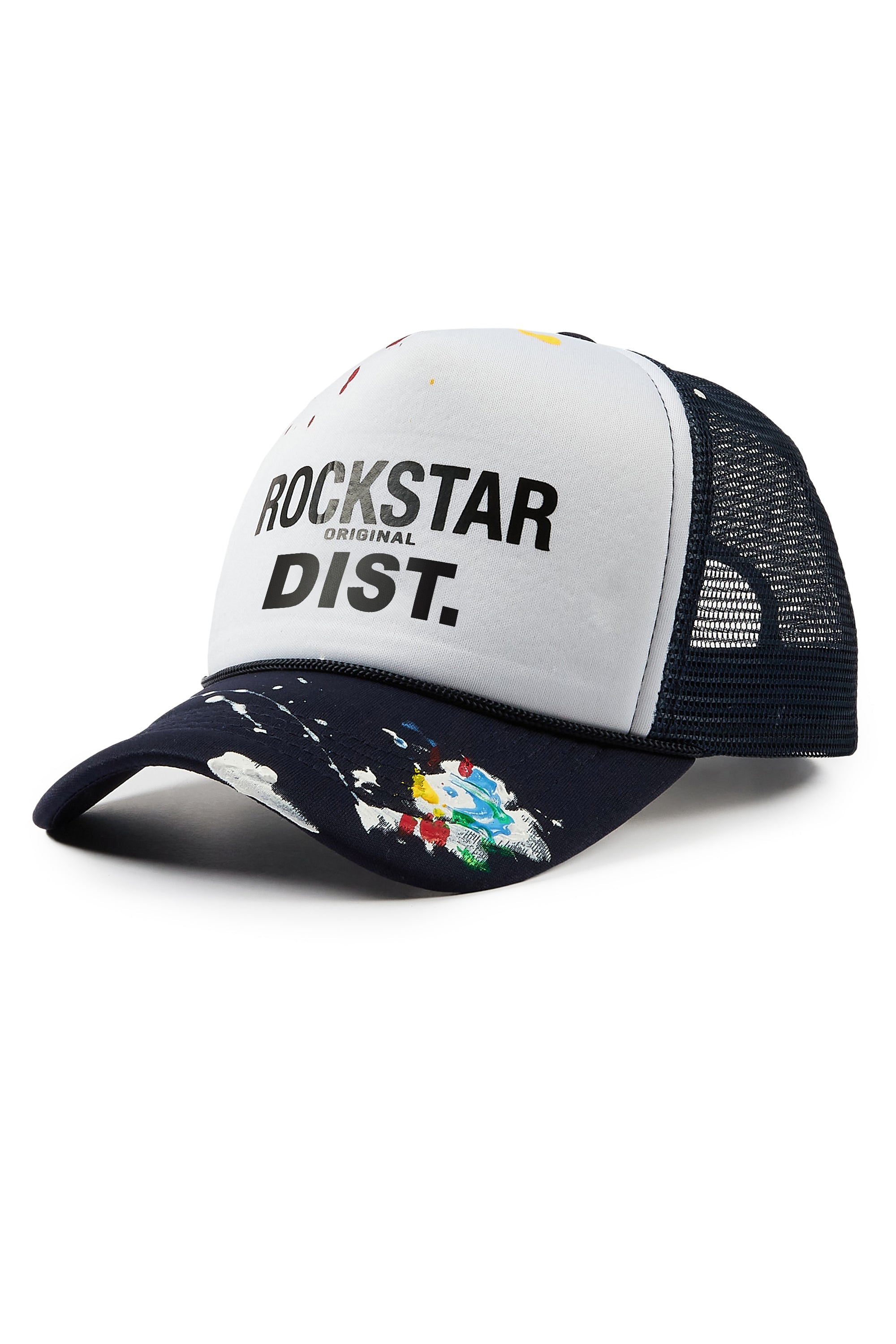 Good Side Only White/Navy Trucker Hat