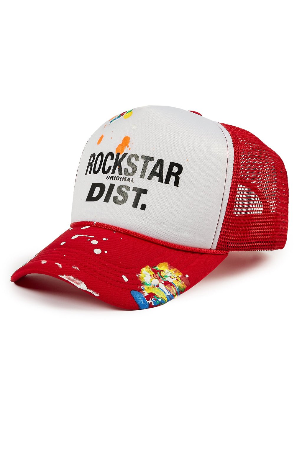 Boys Neptune White/Red Trucker Hat