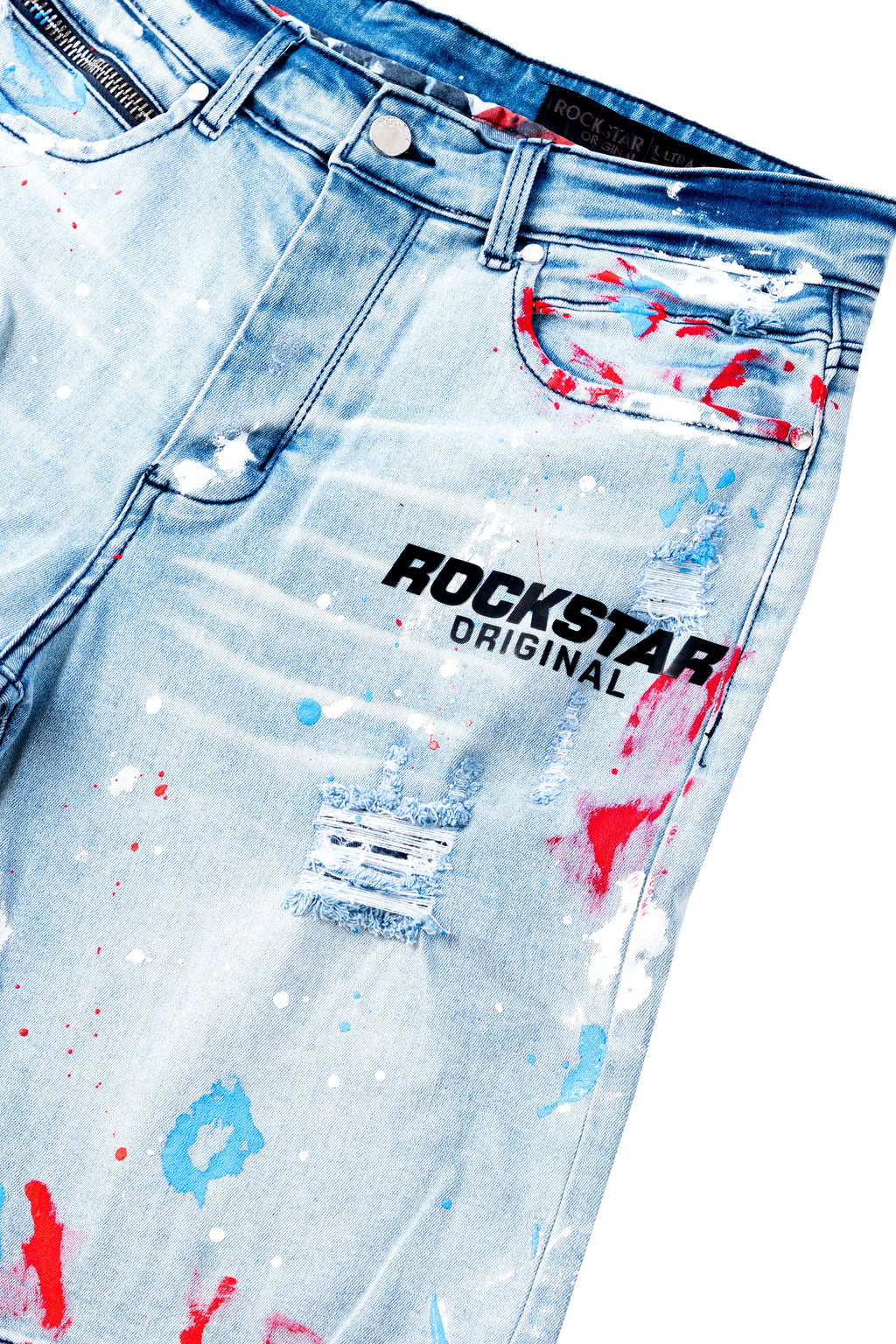 Noa Denim Short-Blue