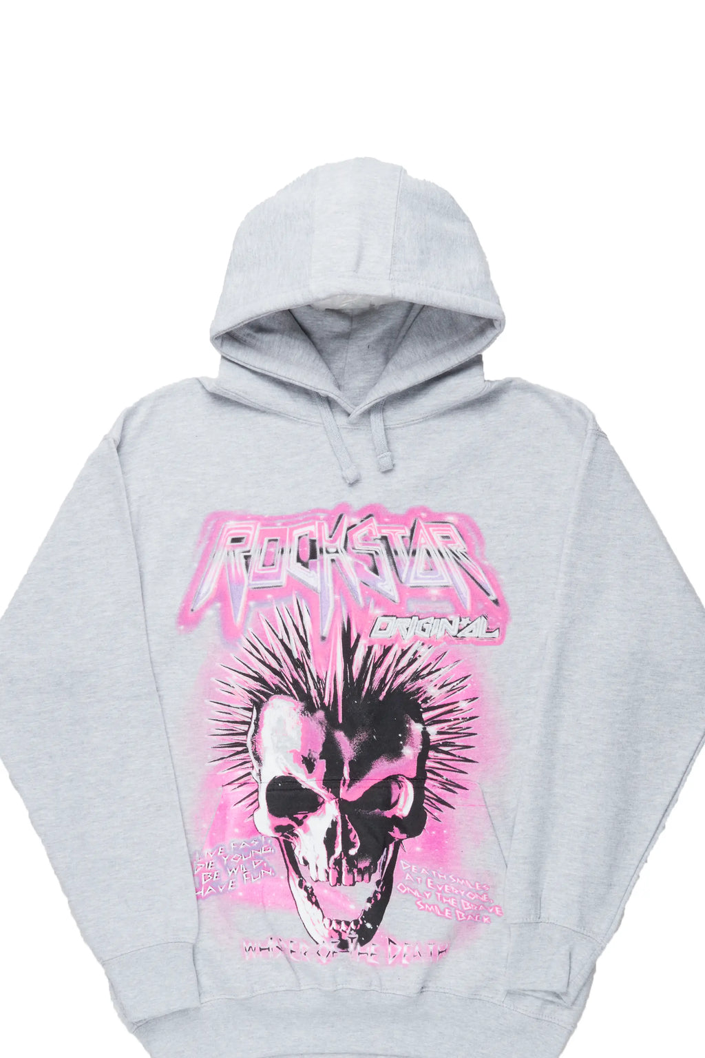 Obern Grey Graphic Hoodie