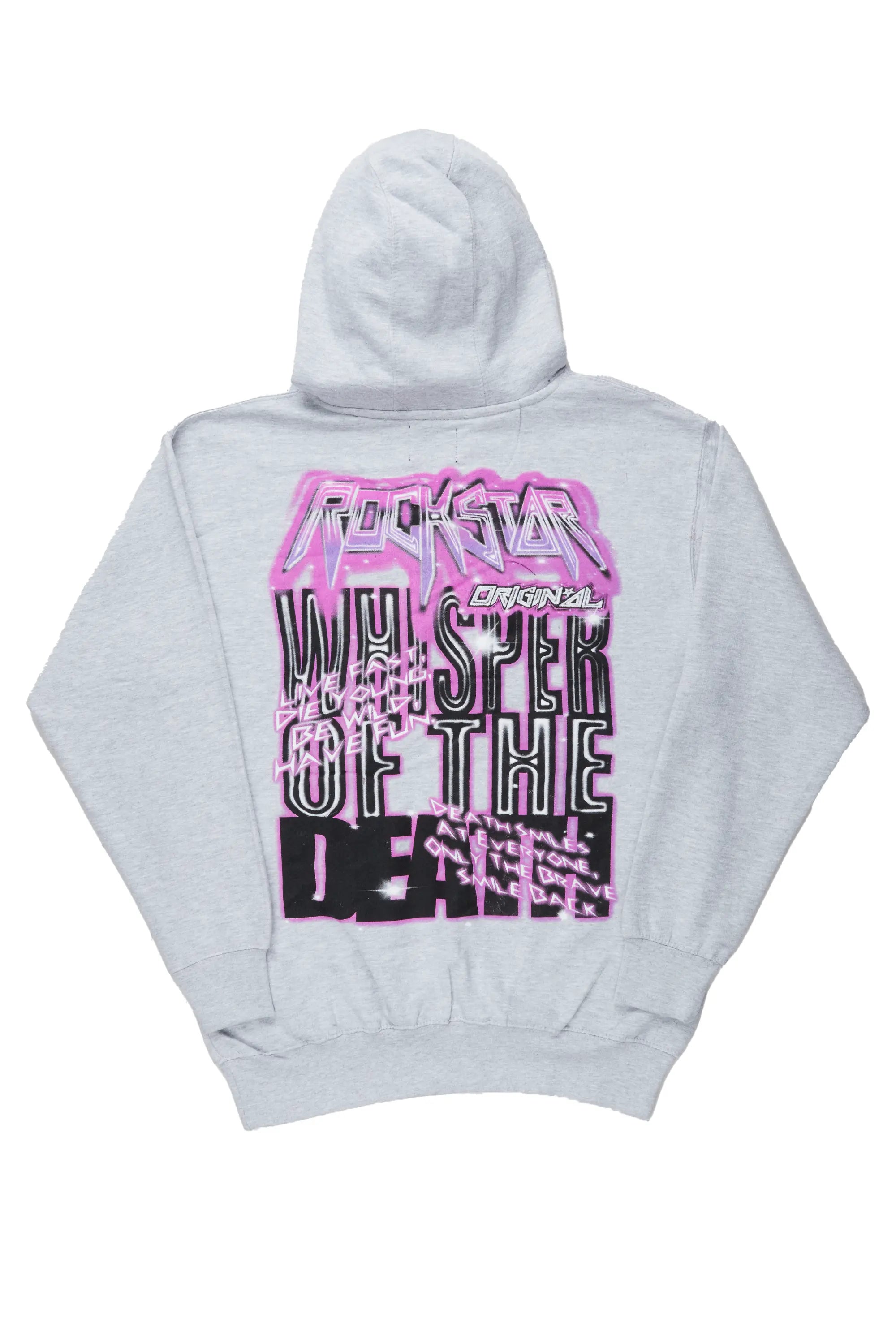 Obern Grey Graphic Hoodie