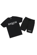 Octavio Black T-Shirt/Short Set