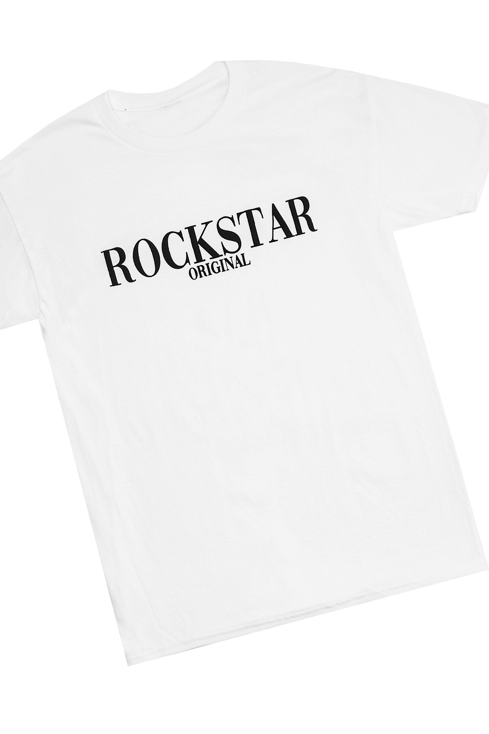 Octavio White/Sage Basic T-Shirt Short Set