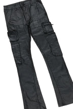 Octavio Black T-Shirt & Ritz Stacked Flare Jean Bundle