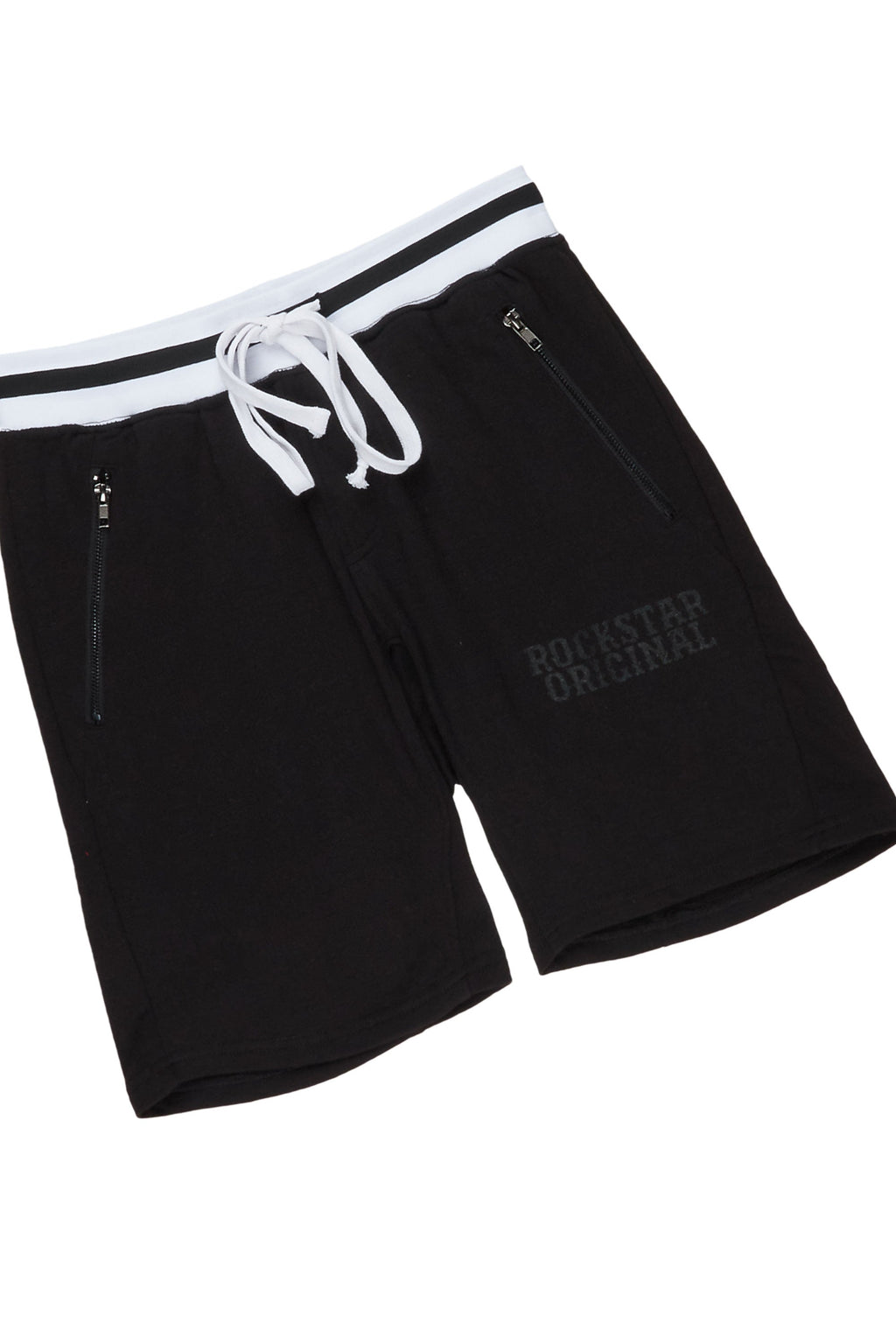 Osman Black Graphic T-Shirt Short Set