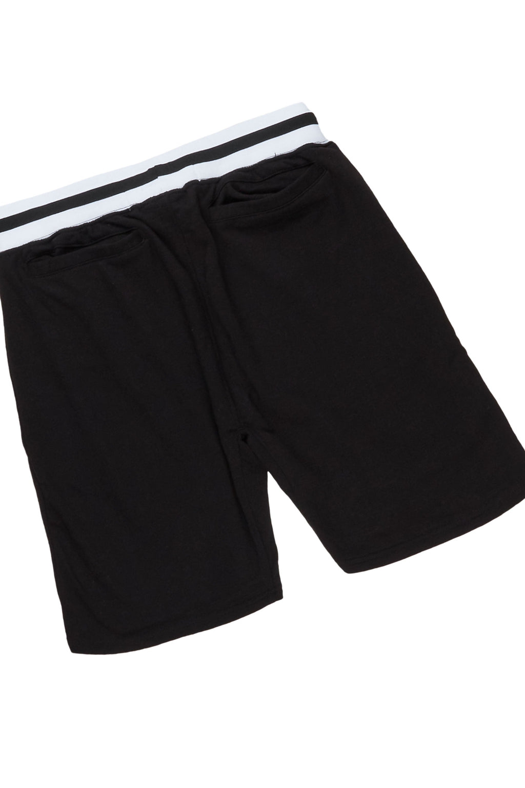 Osman Black Graphic T-Shirt Short Set